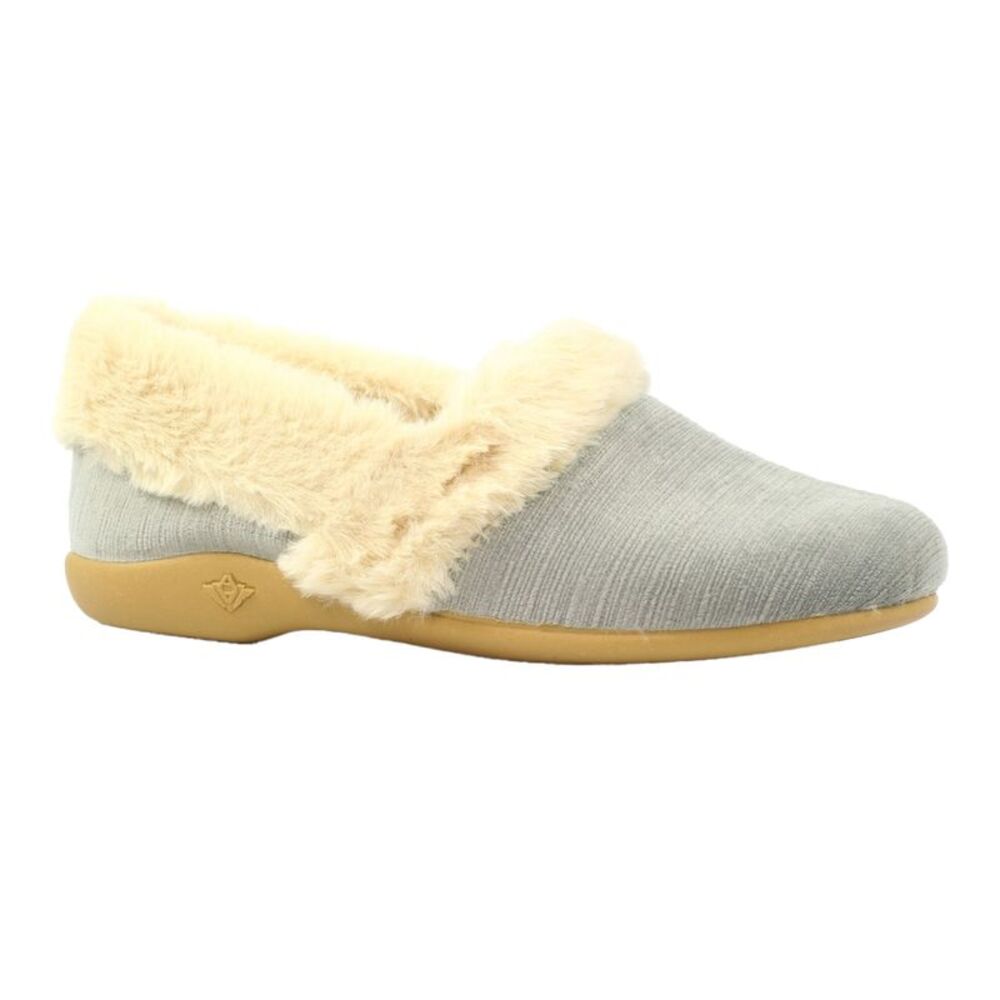 Lunar Womens/Ladies Elm Slippers / Gray